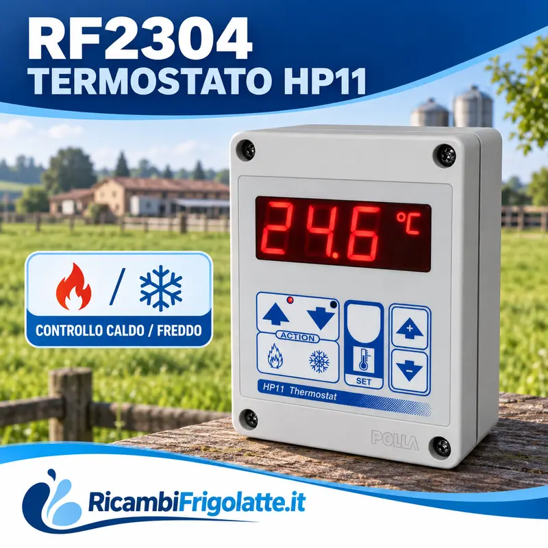 RF2304 Termostato POLA HP11 caldo freddo digitale
