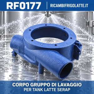 RF0177 Corpo gruppo lavaggio tank latte SERAP
