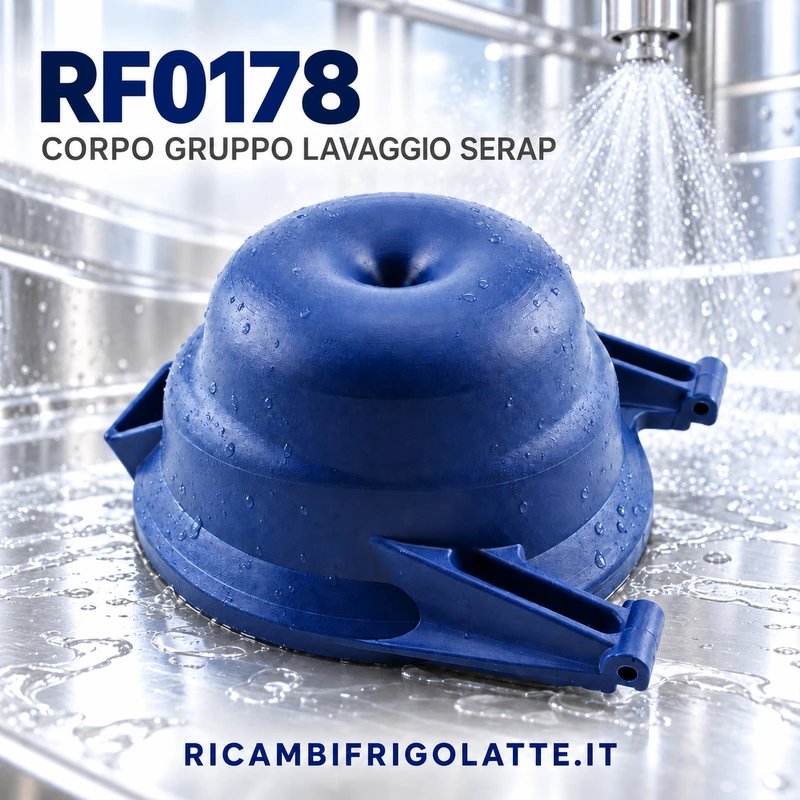 RF0178 Corpo gruppo lavaggio SERAP per tank latte | RicambiFrigolatte.it