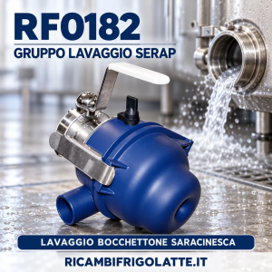 RF0182 Gruppo lavaggio bocchettone saracinesca SERAP | RicambiFrigolatte.it