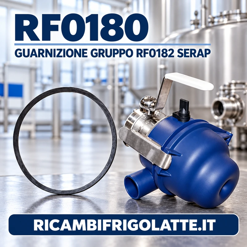 RF0180 Guarnizione gruppo lavaggio RF0182 SERAP per tank latte