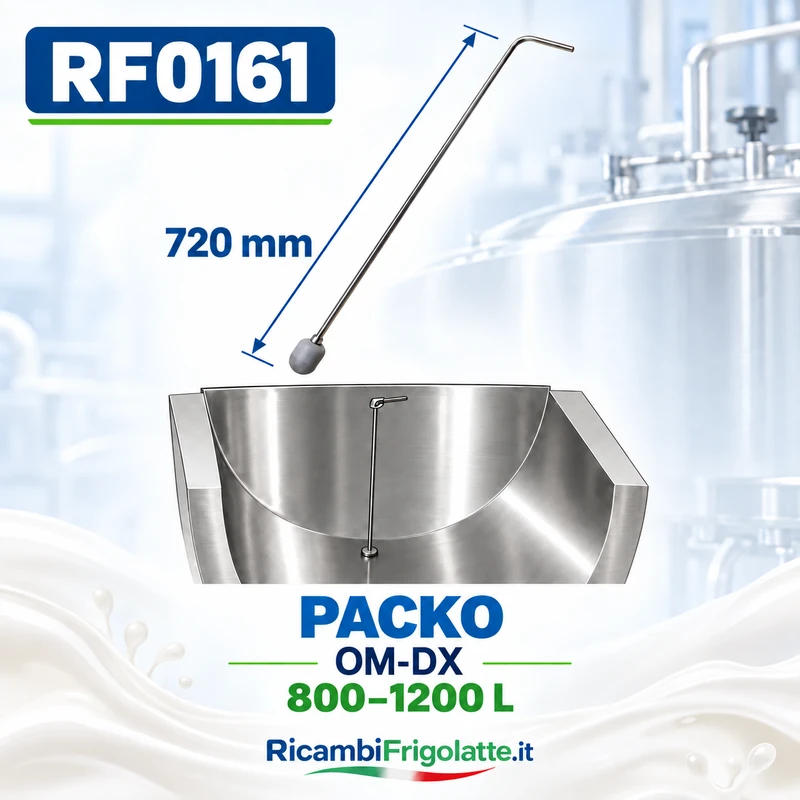 RF0161 Asta con tappo uscita latte Packo OM-DX | RicambiFrigolatte