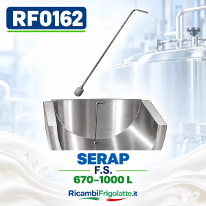 RF0162 Asta tappo uscita latte Serap F.S. | RicambiFrigolatte