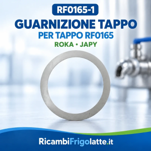 Guarnizione tappo uscita latte RF0165-1  Roka e Japy