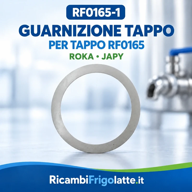 Guarnizione tappo uscita latte RF0165-1  Roka e Japy