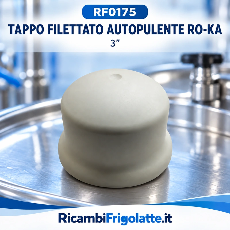 RF0175 Tappo autopulente RO-KA 3″ per tank latte