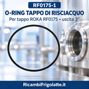RF0175-1 O-ring tappo RO-KA RF0175 da 3″