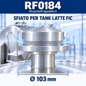 RF0184 Sfiato per tank latte FIC Ø 103 mm