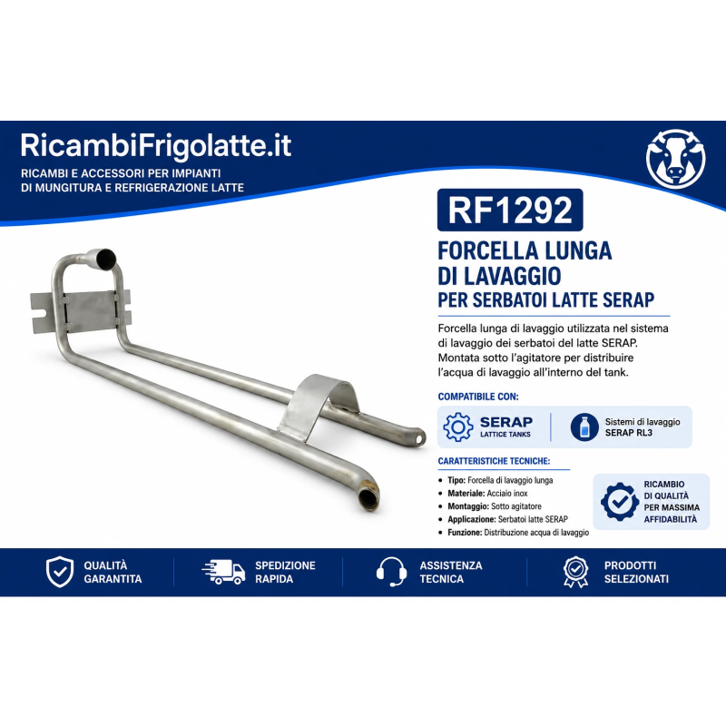 RF1292 Forcella lunga lavaggio tank SERAP