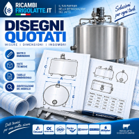 Disegni Quotati Tank Latte | Dimensioni e Ingombri