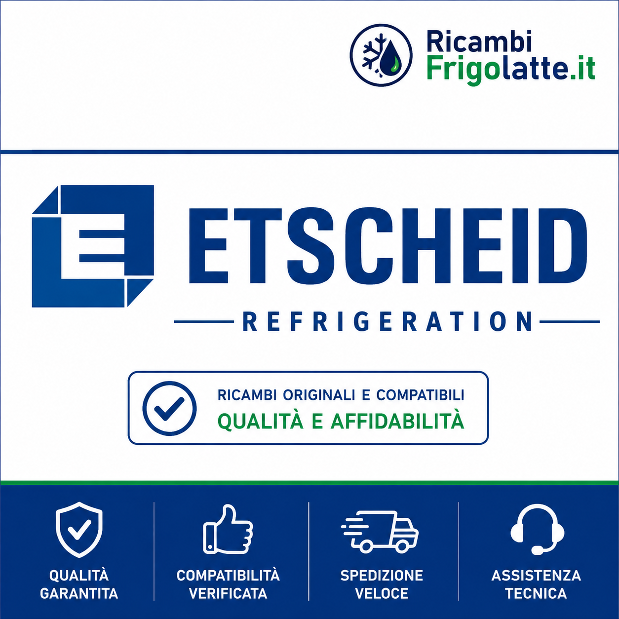 Ricambi ETSCHEID per serbatoi refrigeranti latte