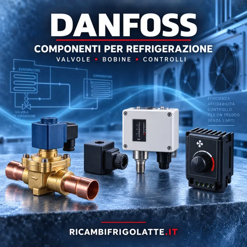 Danfoss: valvole e componenti per refrigerazione tank latte
