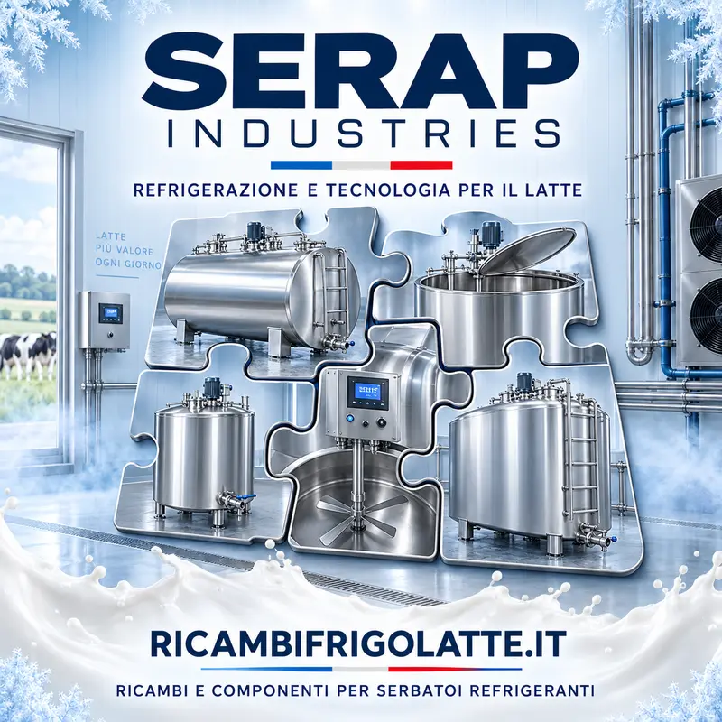 SERAP Industries | Ricambi per tank refrigerazione latte